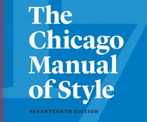 The Chicago Manual of Style, 17th edition