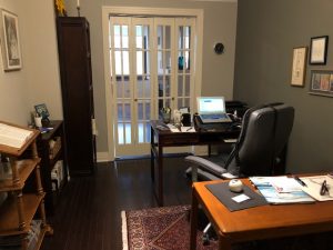 Janet Burroway’s writing space