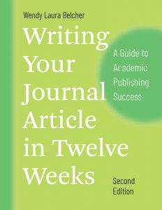 Writing Your Journal Article in Twelve Weeks, second edition, cover