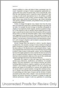 An uncorrected page of proof showing page xii of the preface to the seventeenth edition of The Chicago Manual of Style. The text is single-spaced, with the right margin fully justified.